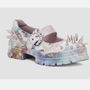 Collina Strada x UGG Mary Jane tie dye spike shoes 7